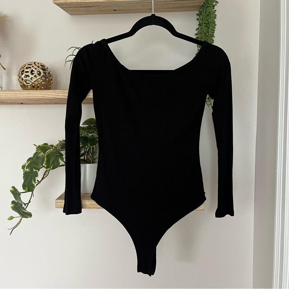 ASOS Ribbed Thong Bodysuit - Picture 2 of 6